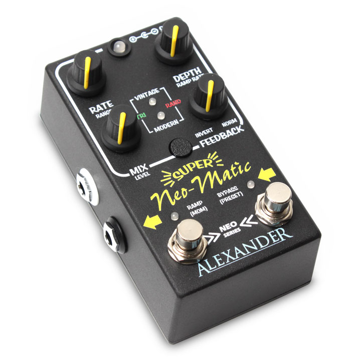 Alexander Pedals Super Neo Matic Modulation - Modulation, chorus, flanger, phaser & tremolo effect pedal - Variation 1