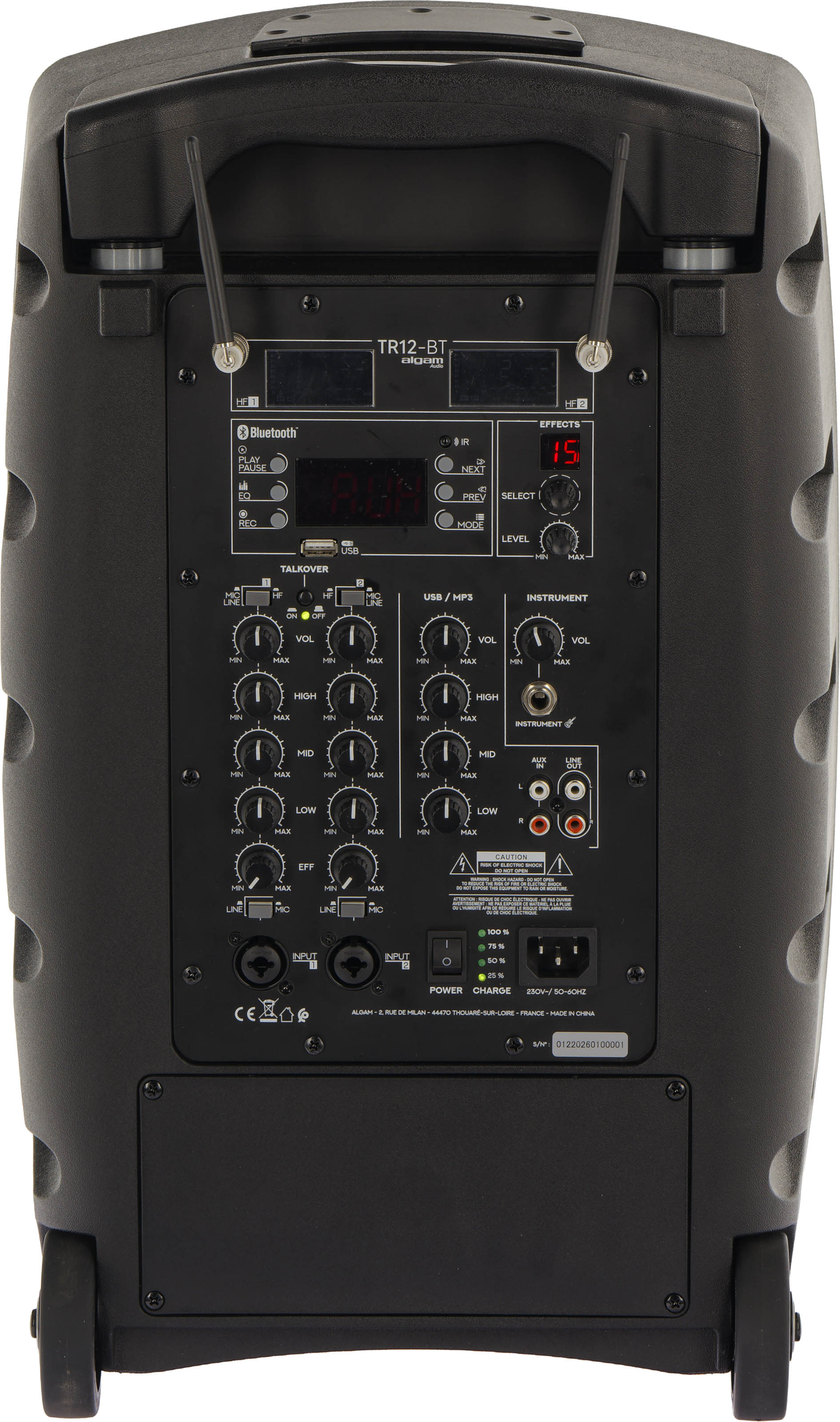 Algam Audio Tr12-bt - Portable PA system - Variation 4