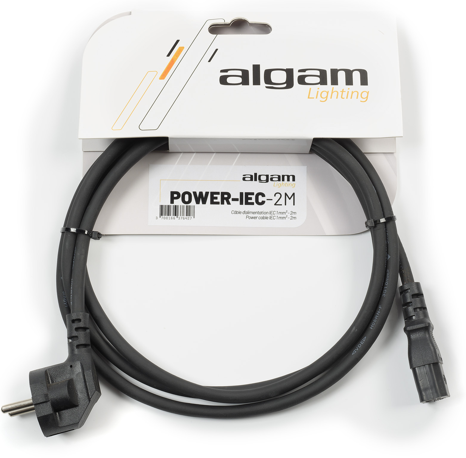 Algam Lighting Câble D'alimentation Iec 1 Mm² - 2 M - Cable - Main picture