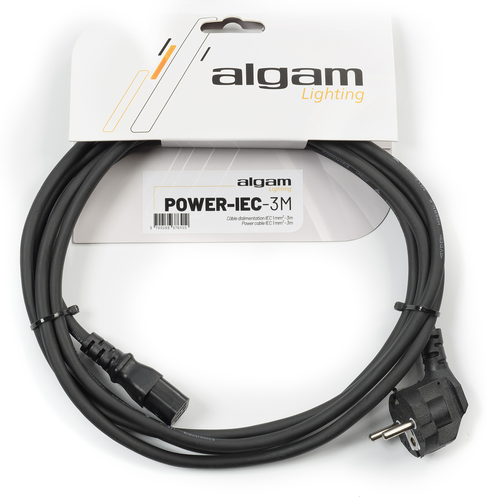 Algam Lighting Câble D'alimentation Iec 1 Mm² - 3 M - Cable - Main picture