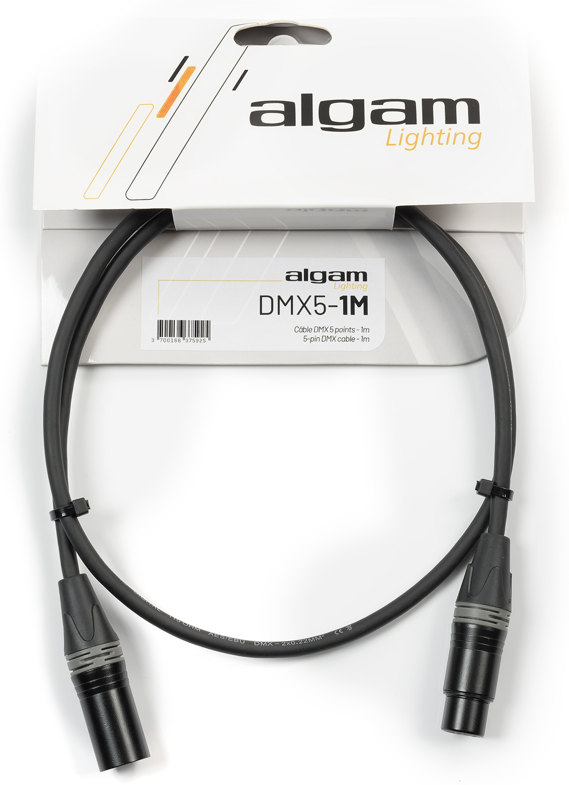 Algam Lighting Câble Dmx 5 Points - 1 M - Cable - Main picture