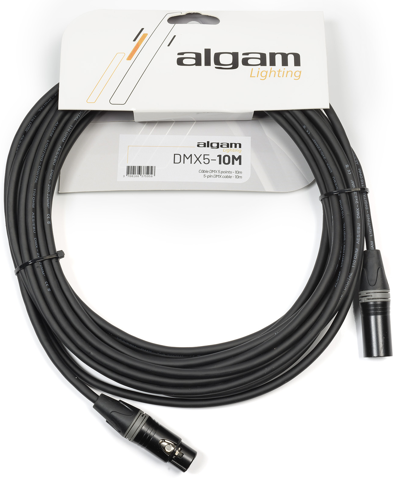 Algam Lighting Câble Dmx 5 Points - 10 M - Cable - Main picture