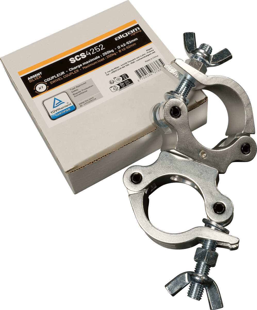 Algam Lighting Coupleur 42-52mm 250kg Argent - Gerband - Main picture
