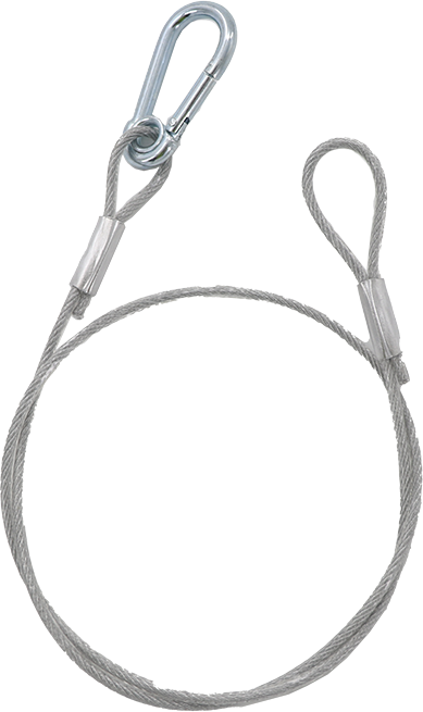 Algam Lighting Pack 12 Elingues 3mm 75cm Argent - Gerband - Main picture