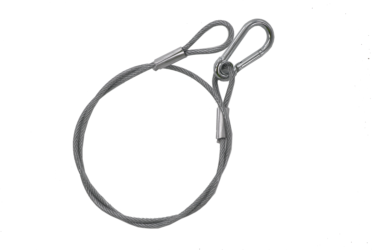Algam Lighting Pack 12 Elingues 4mm 85cm Argent - Gerband - Main picture
