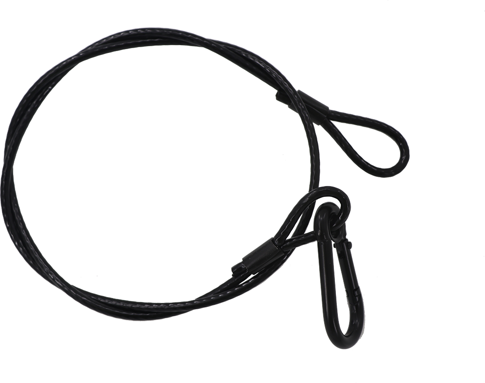 Algam Lighting Pack 12 Elingues 4mm 85cm Noir - Gerband - Main picture