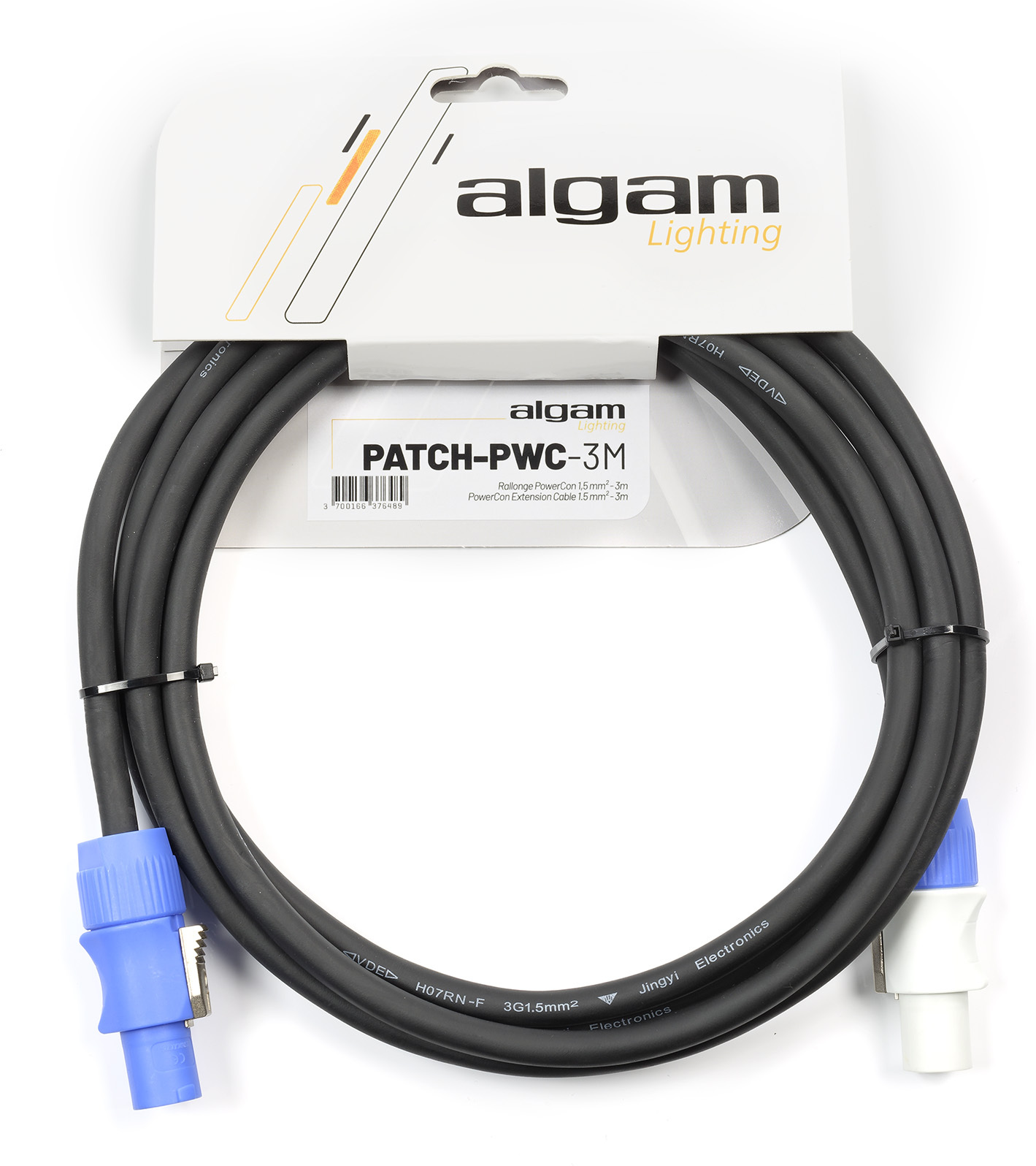 Algam Lighting Rallonge Powercon 1,5 Mm² - 3 M - Cable - Main picture
