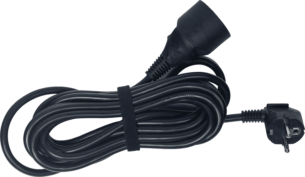 Algam Lighting Rallonge Standard Pvc H05vv-f - 3g1,5mm² - 5m Noir - Cable - Main picture