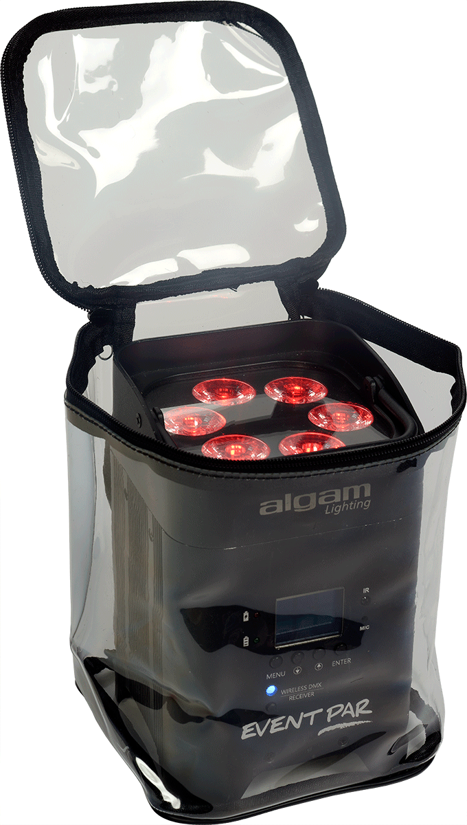 Algam Lighting Housse Transparente Pour Par Led - Case & Bag for lighting equipment - Variation 1