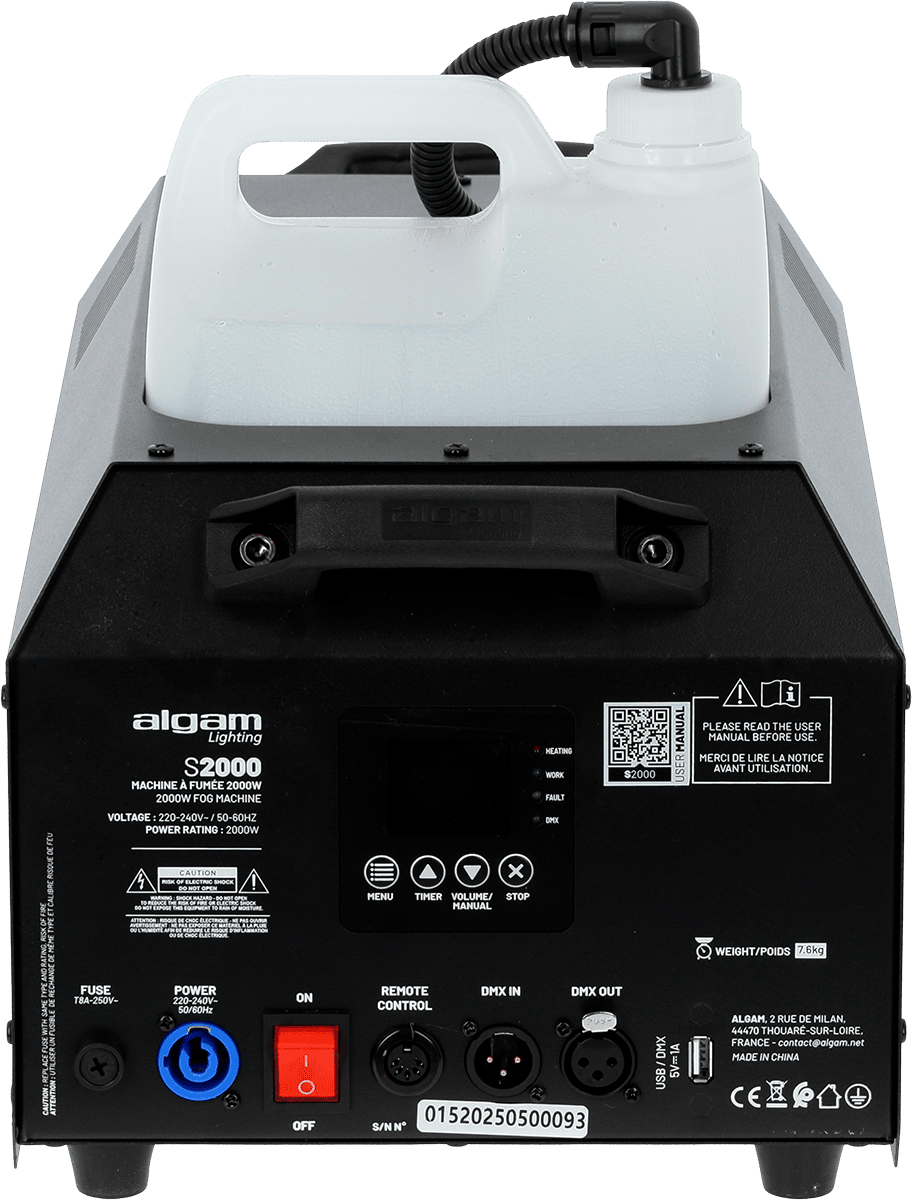 Algam Lighting S 2000 - Fog machine - Variation 2