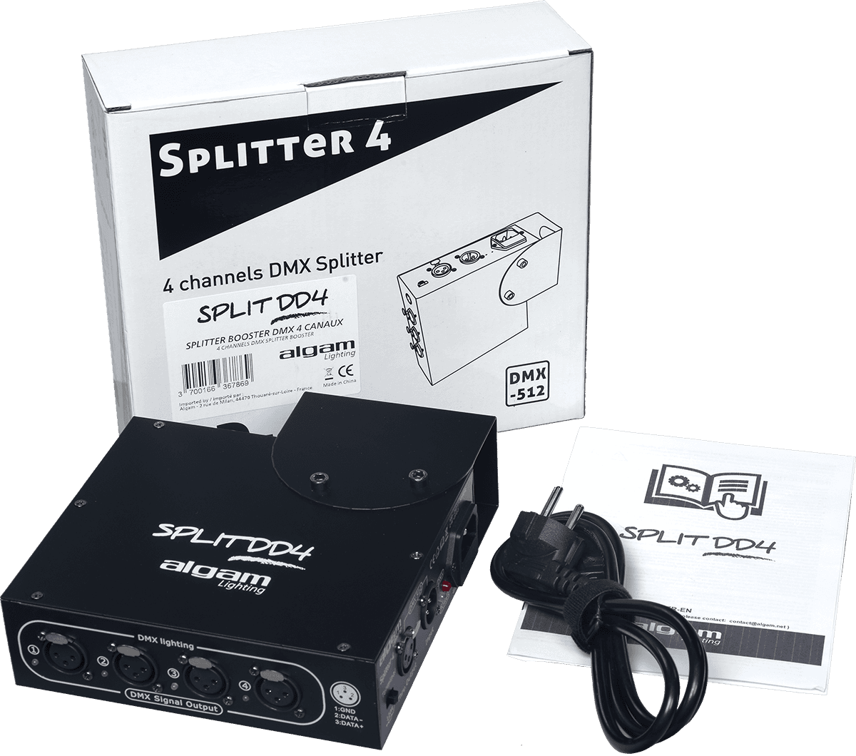 Algam Lighting Splitdd4 - DMX controller - Variation 1