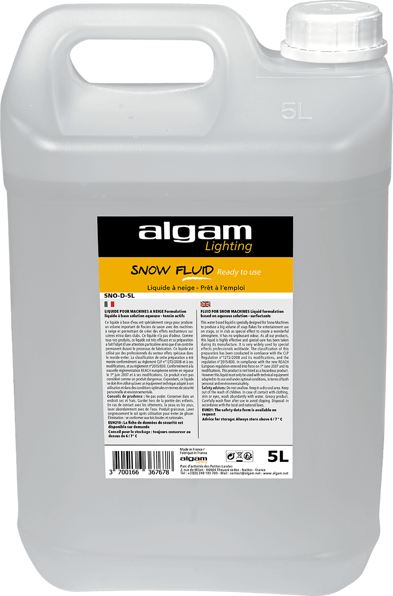 Algam Snow Fluid 5l - Juice for stage machine - Main picture