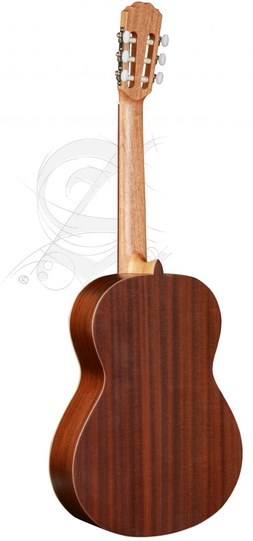 Alhambra 1 C Ht Hybrid Terra Ez Fishman 4/4 Cedre Sapele Rw +housse - Natural - Classical guitar 4/4 size - Variation 1