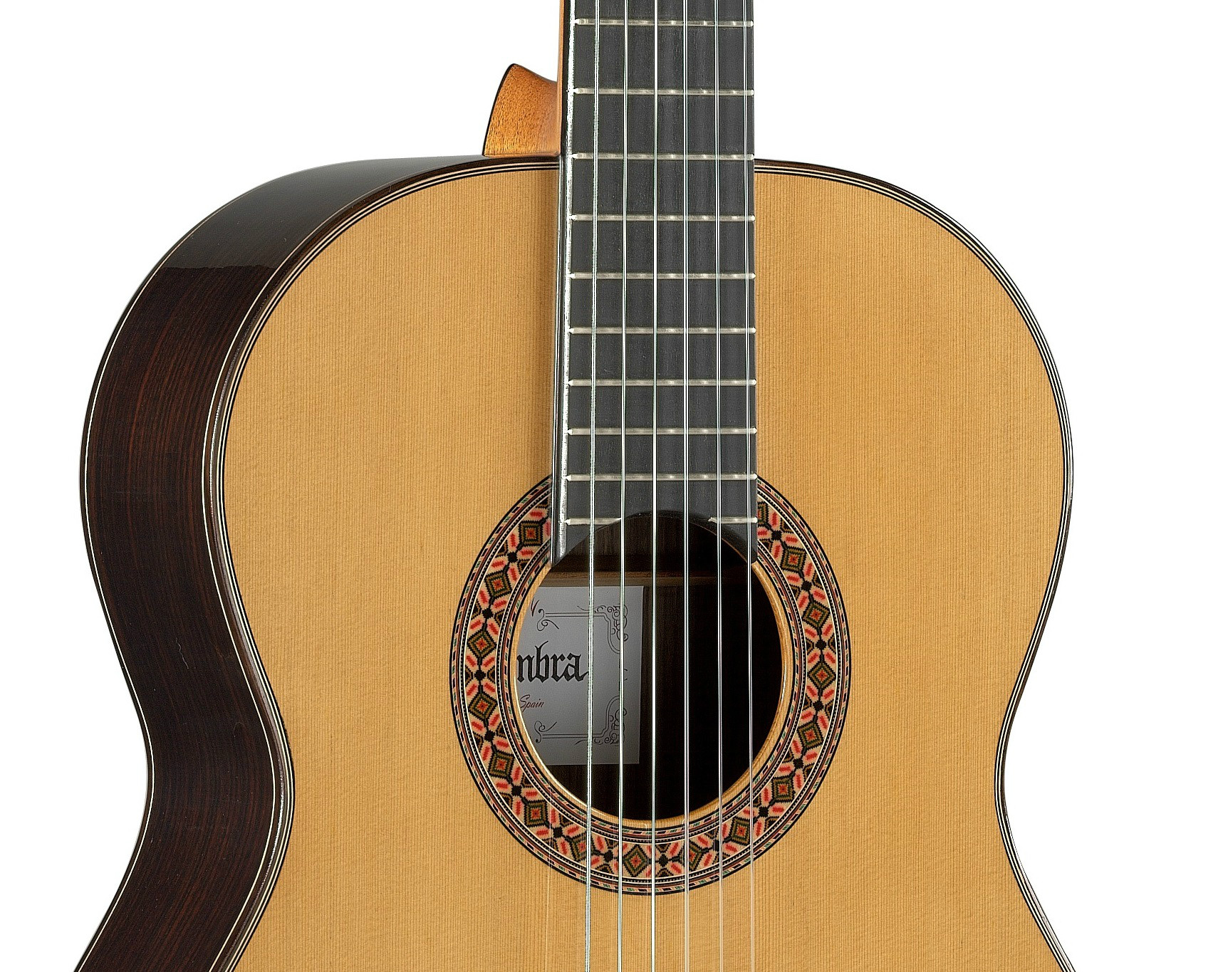 Alhambra 8 P Concert 4/4 Cedre Palissandre Eb +etui - Naturel - Classical guitar 4/4 size - Variation 2