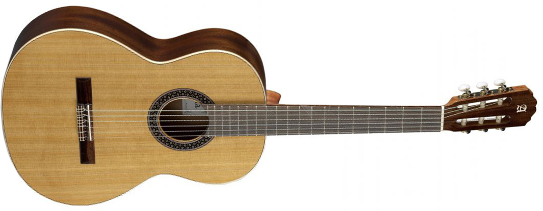 Alhambra 1 C Ht Hybrid Terra 3/4 Cedre Sapele Rw - Natural - Classical guitar 3/4 size - Main picture