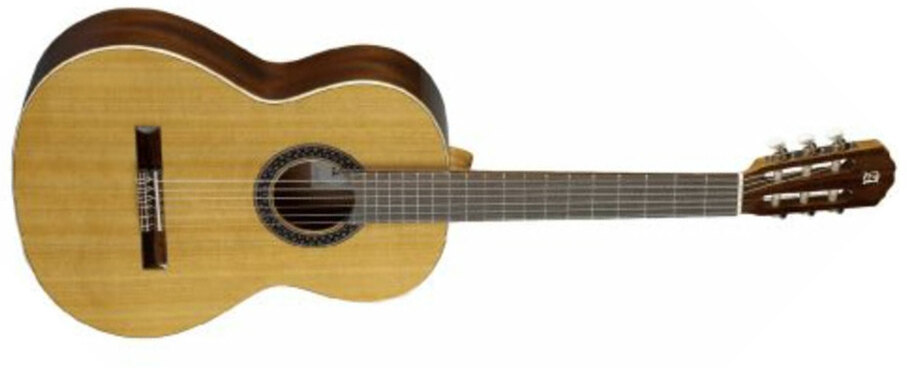Alhambra 1 C Ht Hybrid Terra 7/8 Cedre Sapele Rw - Natural - Classical guitar 3/4 size - Main picture