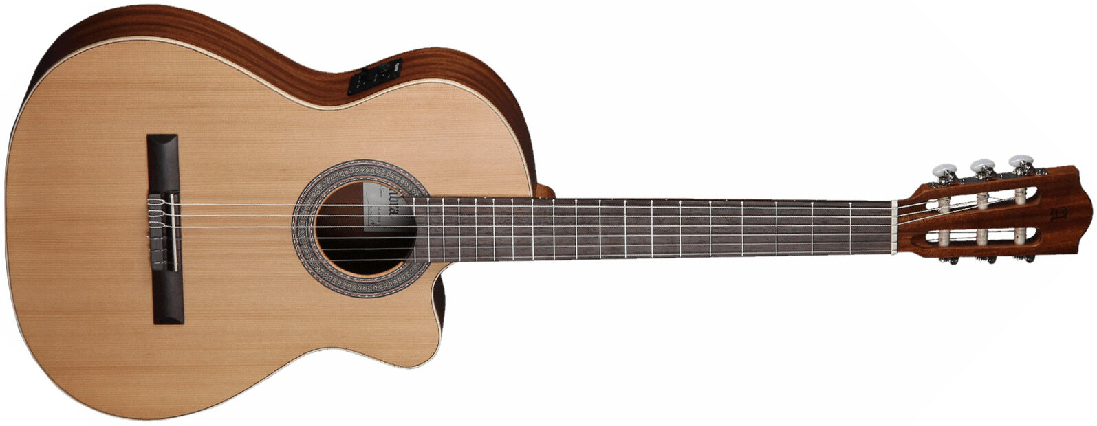 Alhambra Z-nature Cw Ez Open Pore 4/4 Cedre Acajou - Natural - Classical guitar 4/4 size - Main picture