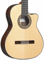 Classical guitar 4/4 size Alhambra Cutaway 7PA CW E8 - Natural