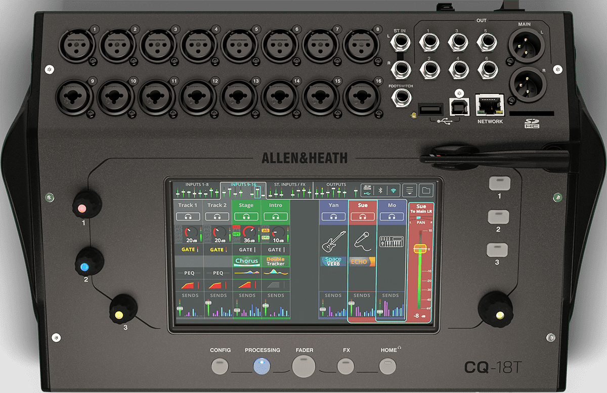 Allen & Heath Cq-18t - Digital mixing desk - Variation 1