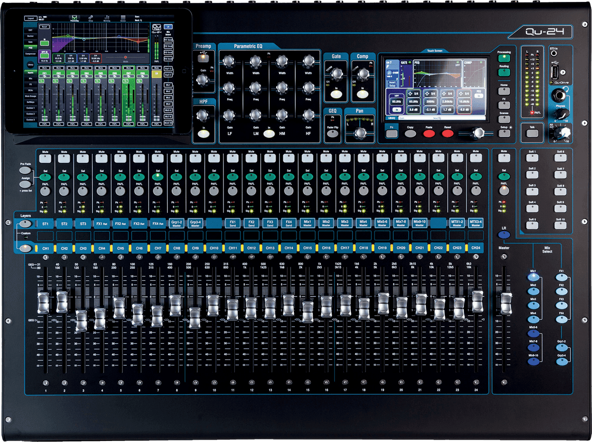 Allen & Heath Qu-24 - Digital mixing desk - Main picture