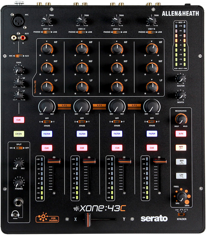 Allen & Heath Xone:43c - DJ mixer - Main picture