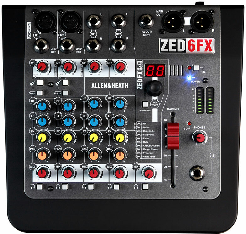 Allen & Heath Zed-6fx - Analog mixing desk - Main picture