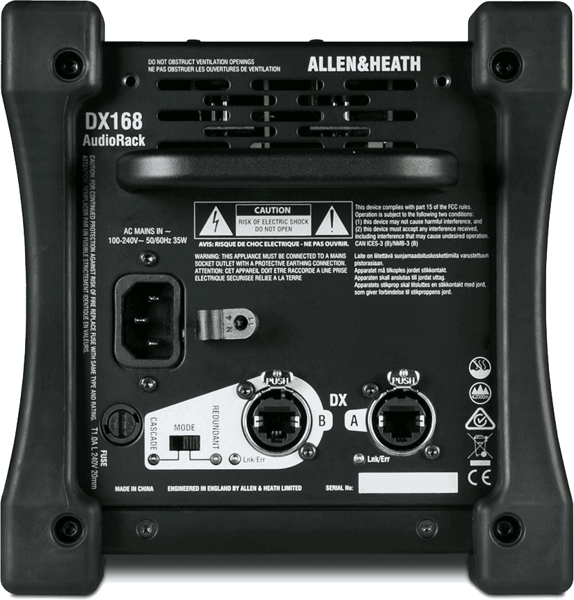 Allen & Heath Dx 168 - Expansion cards for mixing desk - Variation 1