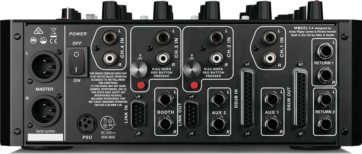 Allen & Heath Model1.4 - DJ mixer - Variation 1