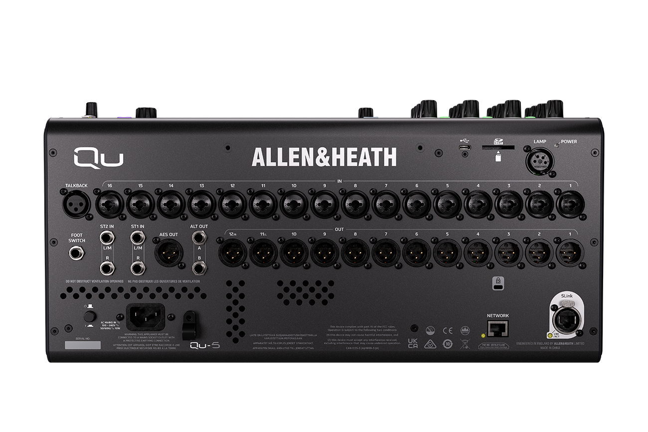 Allen & Heath Qu-5 - Digital mixing desk - Variation 2
