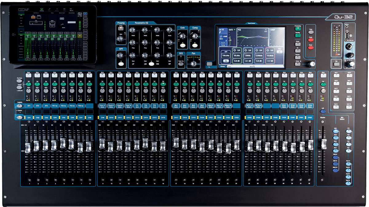 Allen & Heath Qu-32 - Digital mixing desk - Variation 1