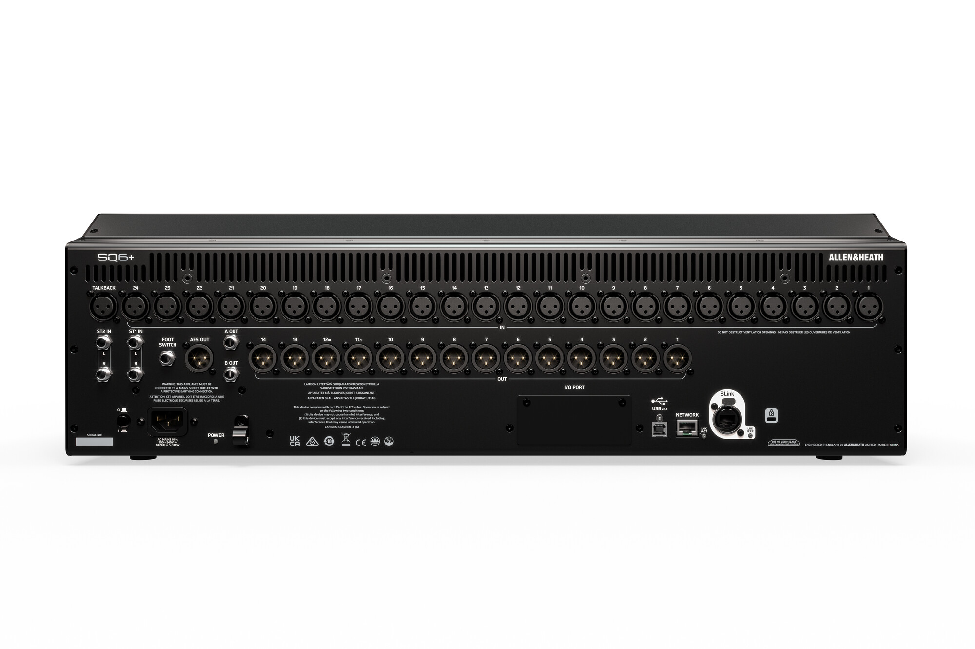 Allen & Heath Sq-6+ - Digital mixing desk - Variation 3