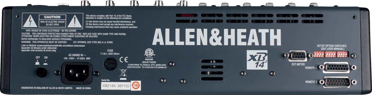 Allen & Heath Xb-14-2 - Analog mixing desk - Variation 2