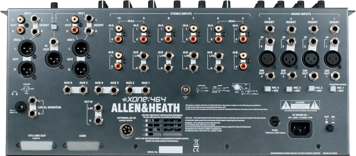 Allen & Heath Xone 3 464 - DJ mixer - Variation 2