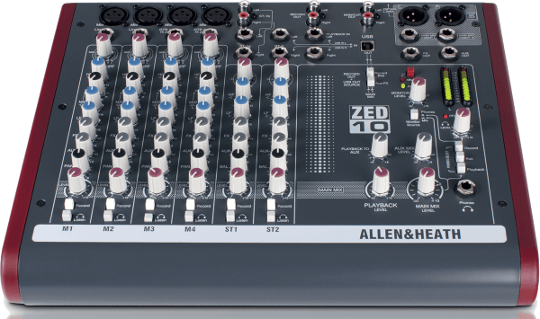 Analog mixing desk Allen & heath ZED-10