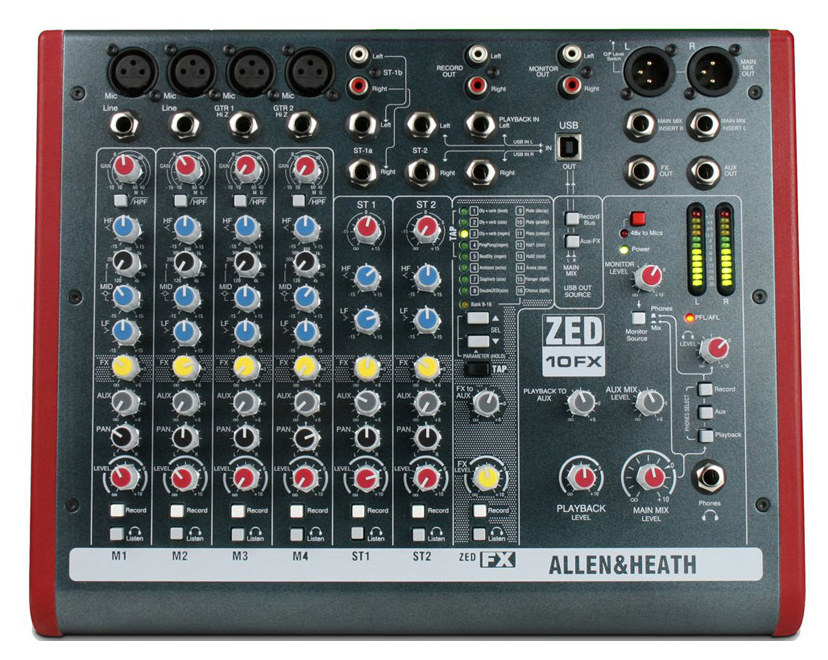 Allen & heath ZED10FX Analog mixing desk