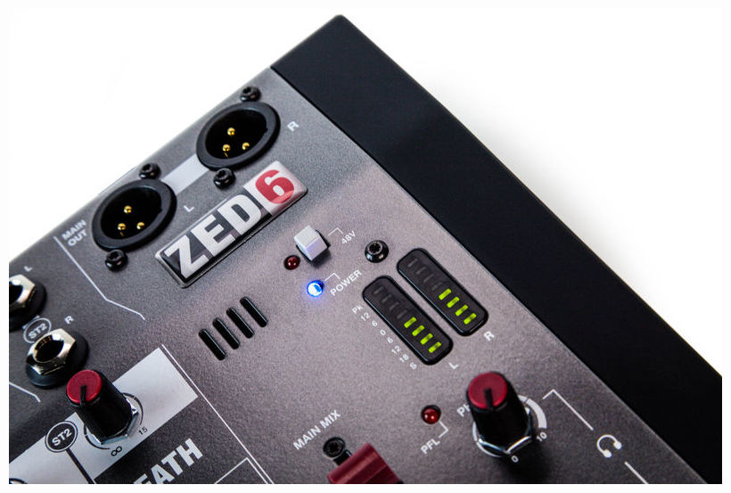 Allen & Heath Zed-6fx - Analog mixing desk - Variation 6