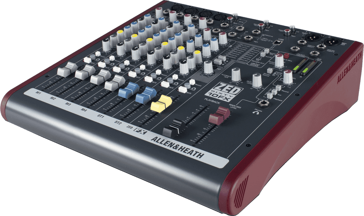 Allen & Heath Zed60-10fx - Analog mixing desk - Variation 1