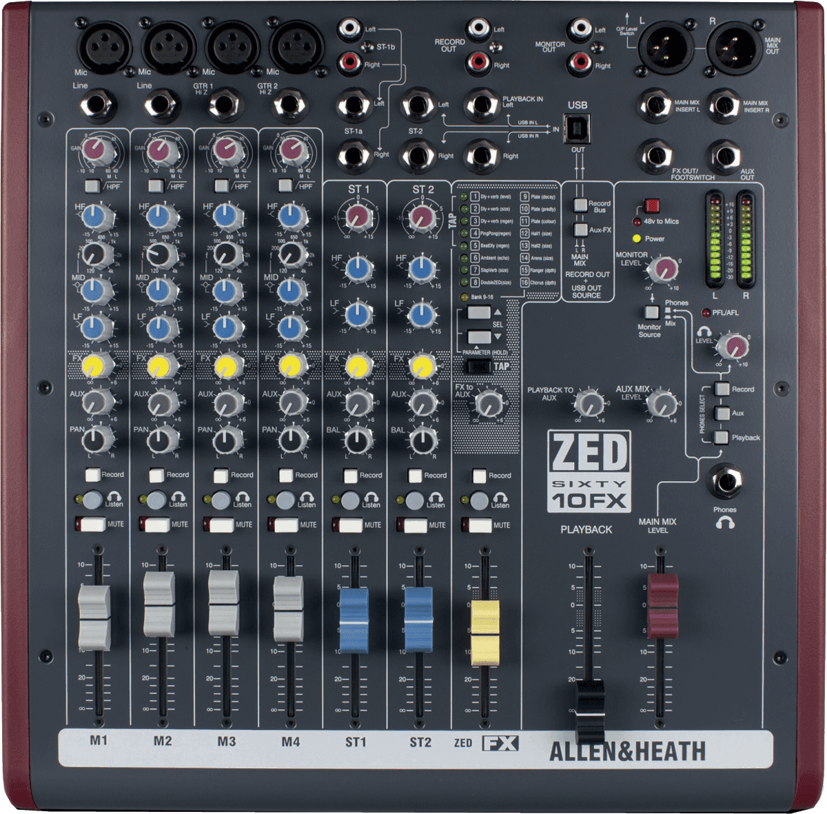 Allen & heath ZED6010FX Analog mixing desk