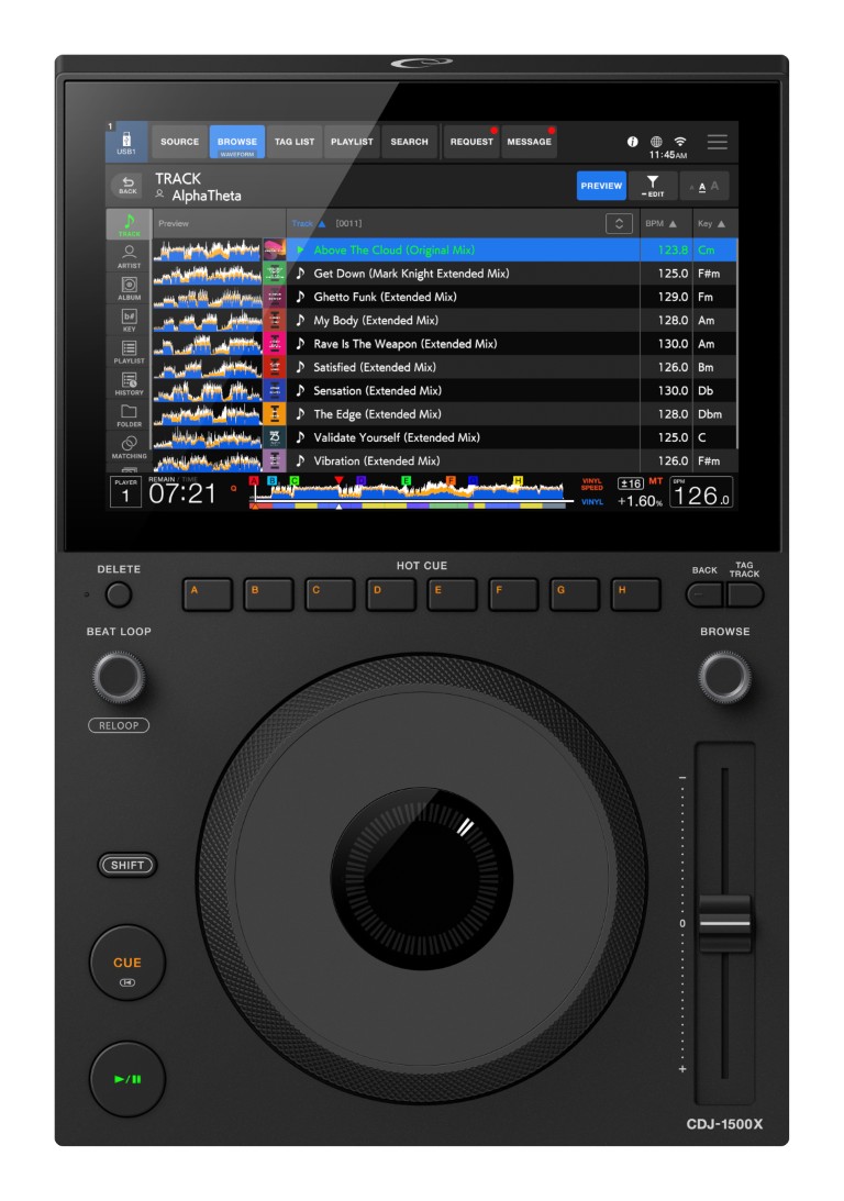 Alphatheta Cdj-1500x - MP3 & CD Turntable - Variation 5