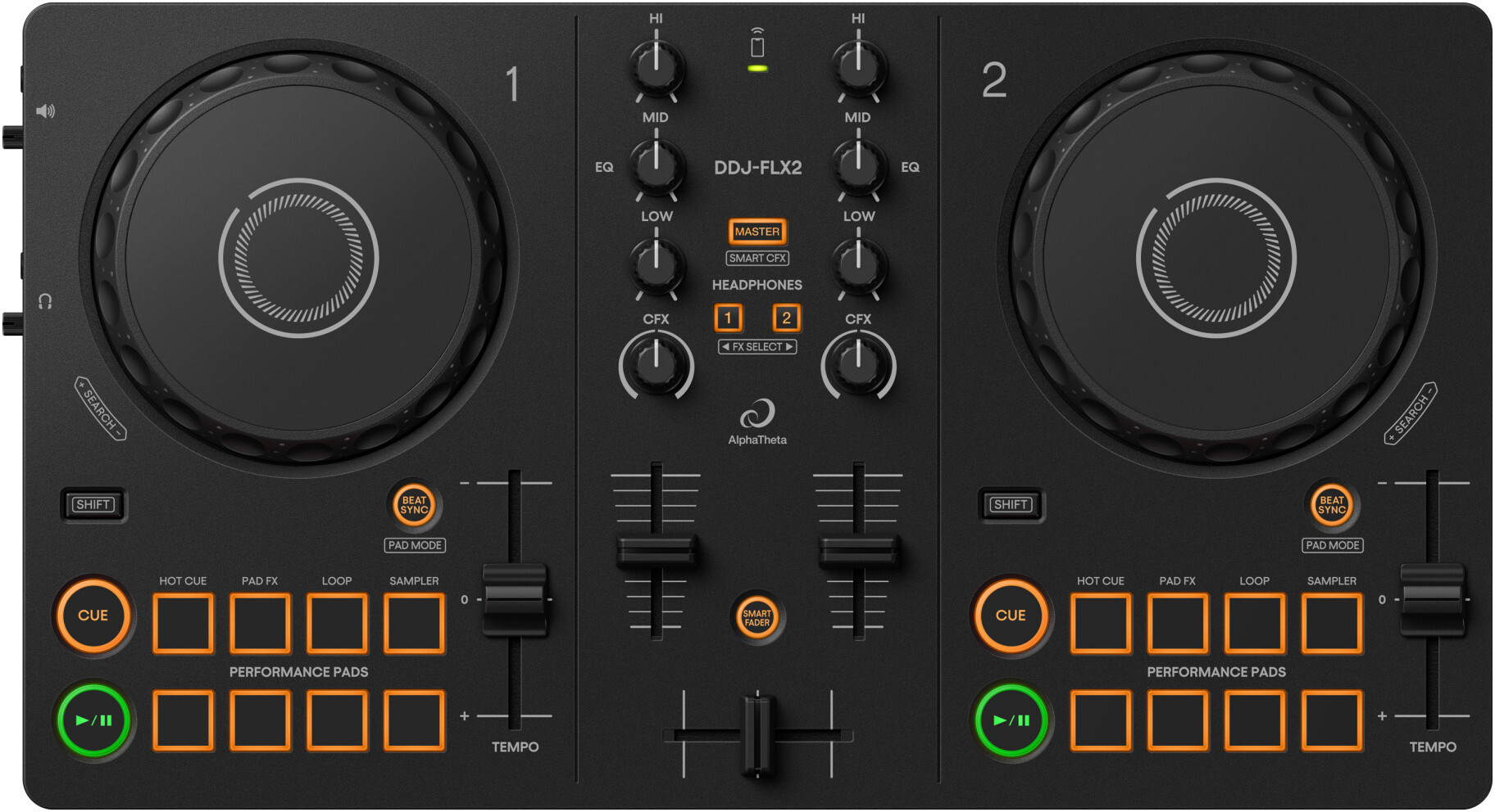 Alphatheta Ddj-flx2 - USB DJ controller - Main picture