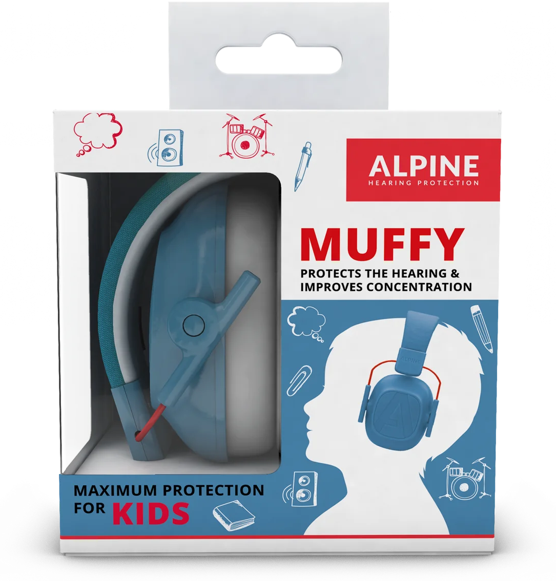 Alpine Muffy Kids Bleu - Ear protection - Main picture