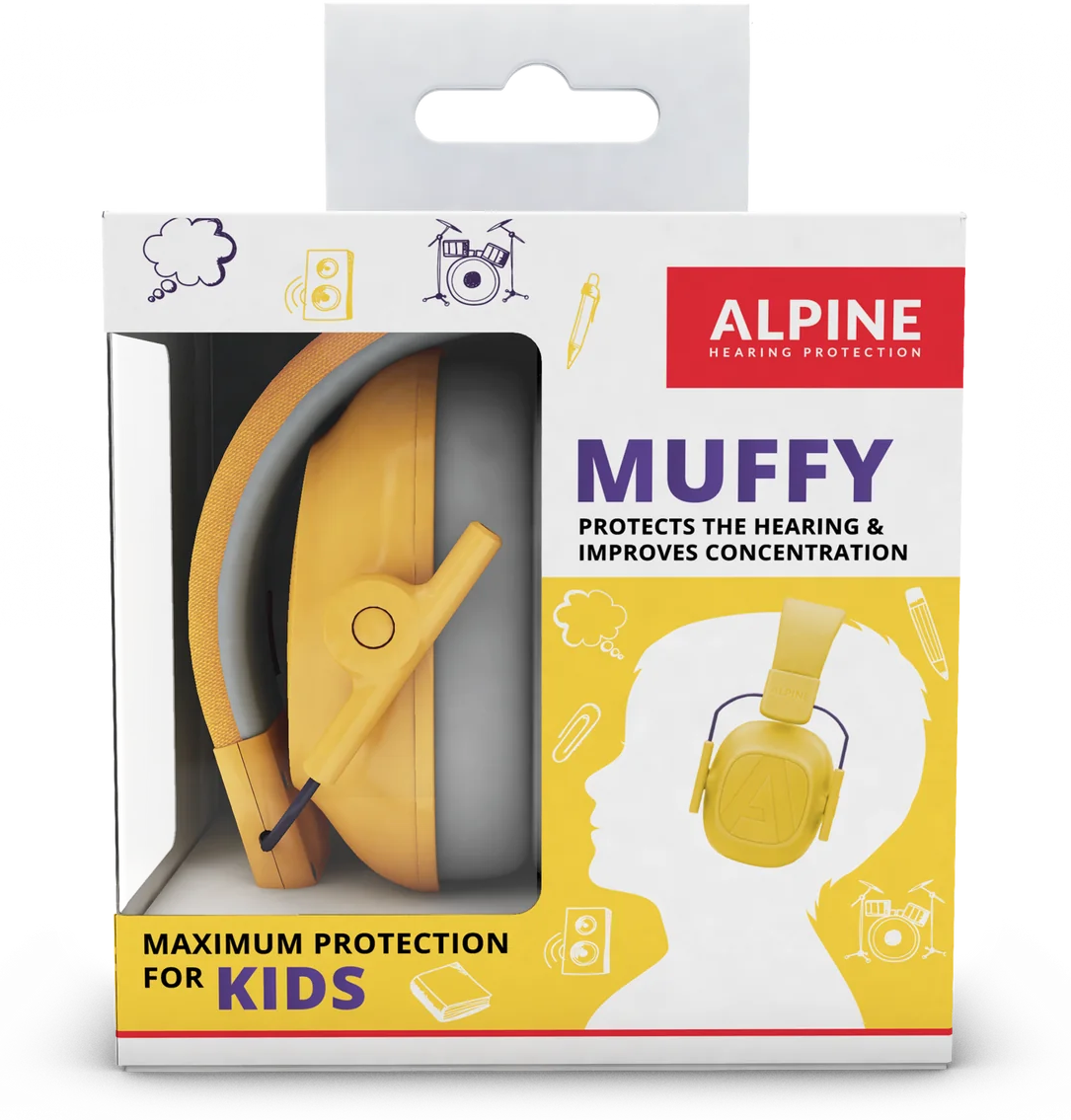 Alpine Muffy Kids Jaune - Ear protection - Main picture