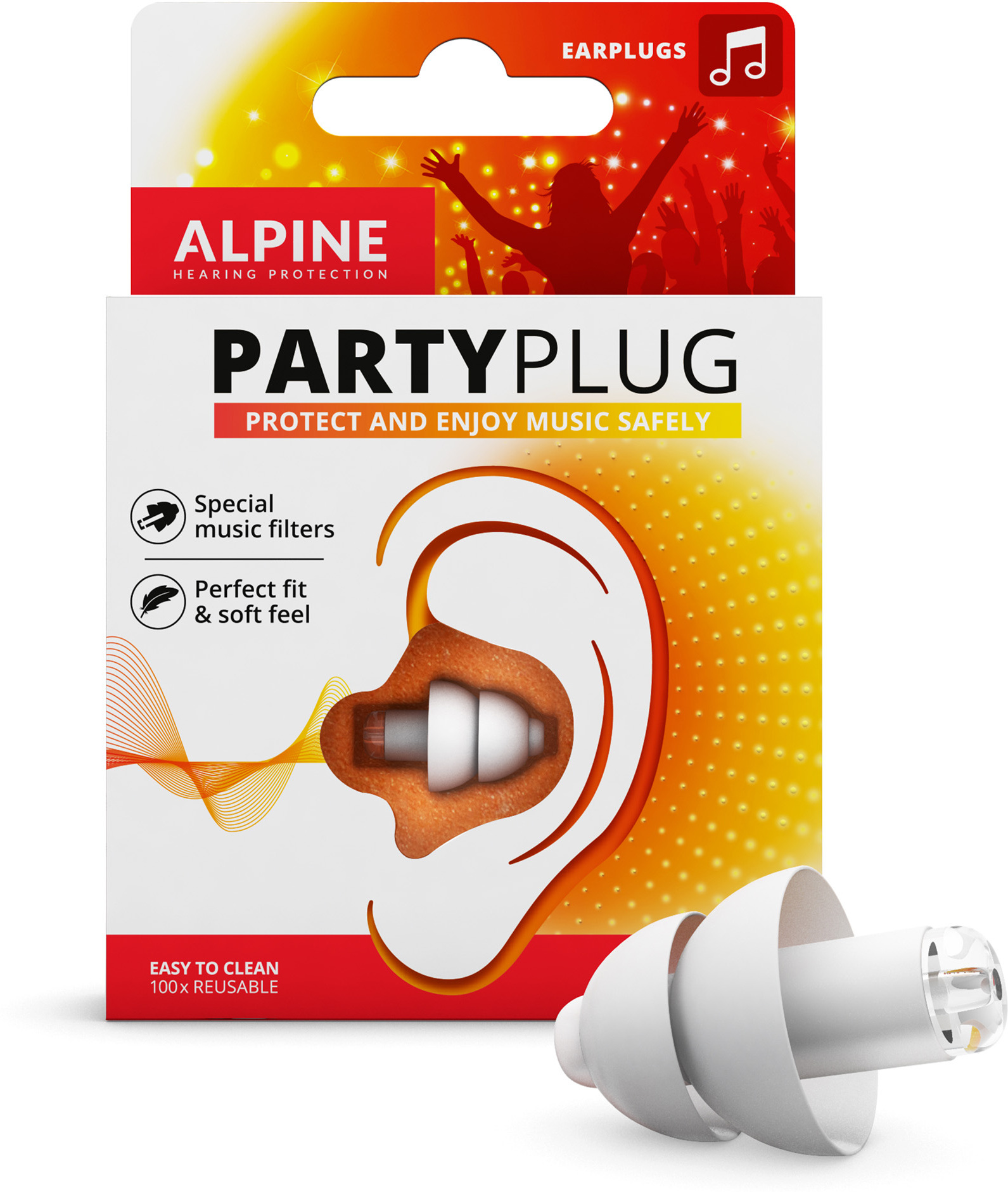Alpine Partyplug Blanc - Ear protection - Main picture