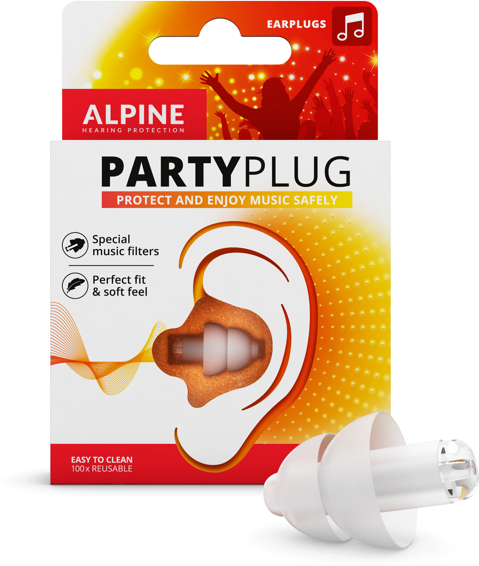 Alpine Partyplug Transparent - Ear protection - Main picture