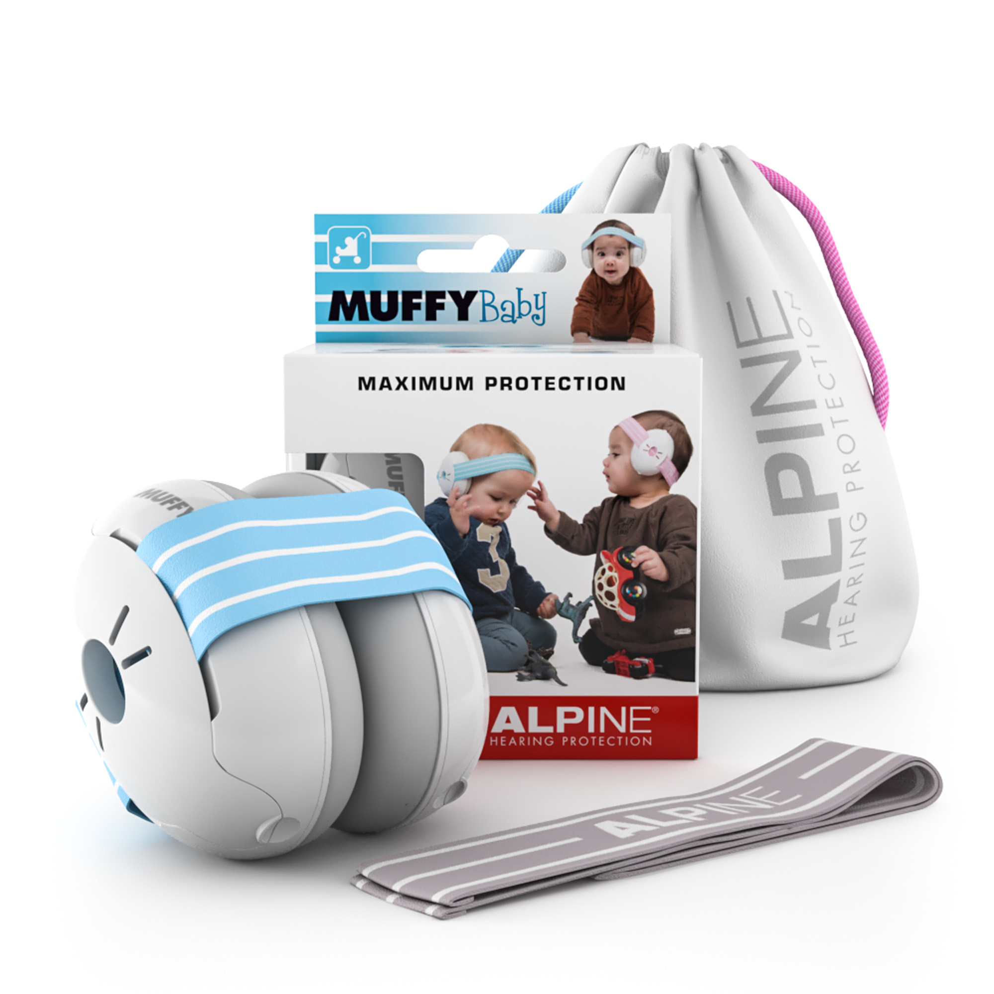 Alpine Muffy Baby Bleu - Ear protection - Variation 1