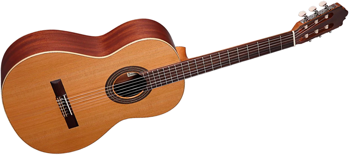 Altamira Basico 4/4 Cedre Acajou Rw - Natural Satin - Classical guitar 4/4 size - Variation 1