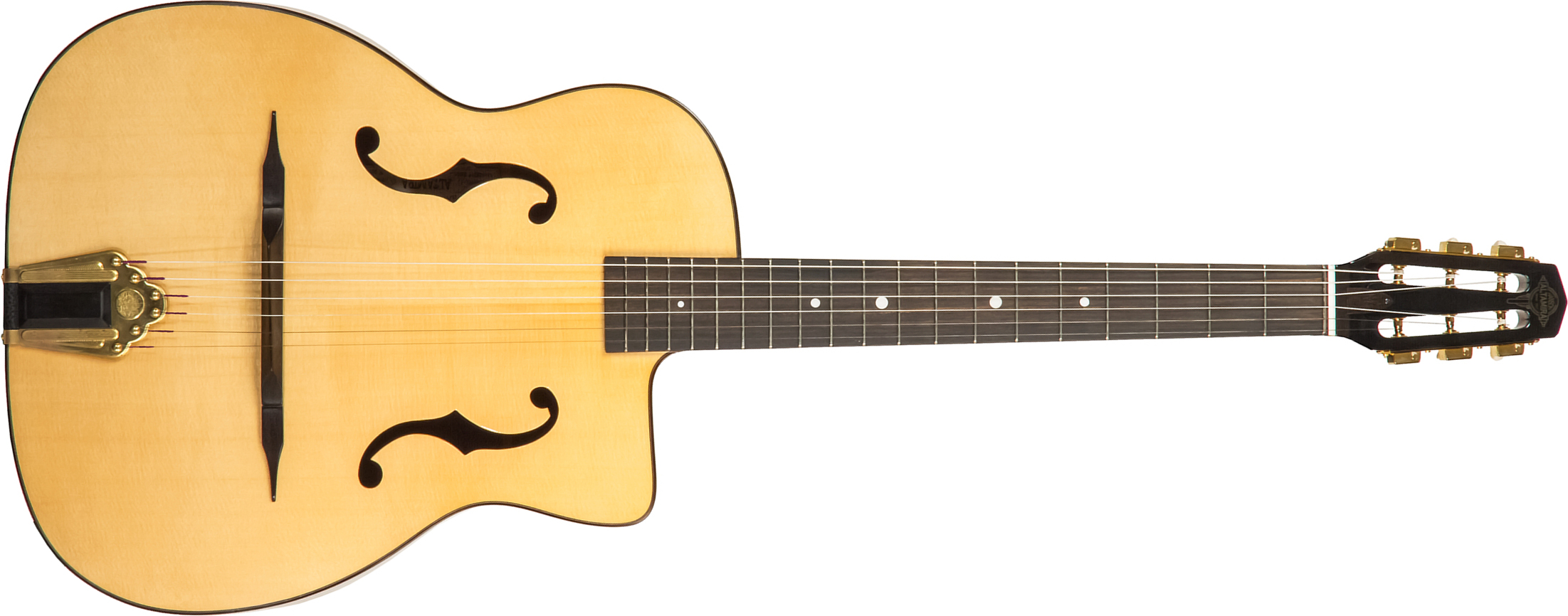 Altamira M01f Gypsy Jazz Cw Epicea Palissandre Eb - Natural Satin - Gypsy guitar - Main picture