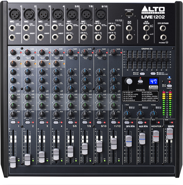 Alto Live 1202 - Analog mixing desk - Main picture