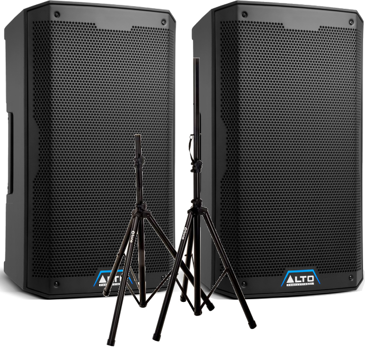 Alto Ts 410  + Xh 6310 Pied Enceinte Paire + Sac - Complete PA system - Main picture