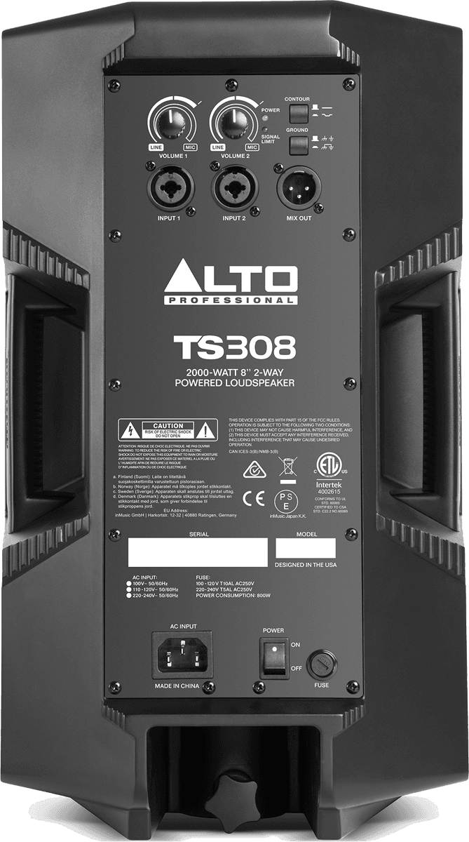 Alto Truesonic Ts308 - Active full-range speaker - Variation 1